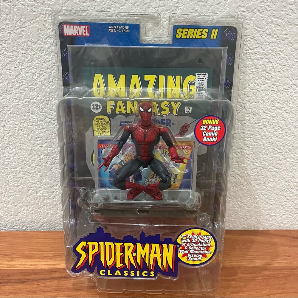 2001 Toybiz Spider-Man Classics Series 2 Spider-Man Action Figure